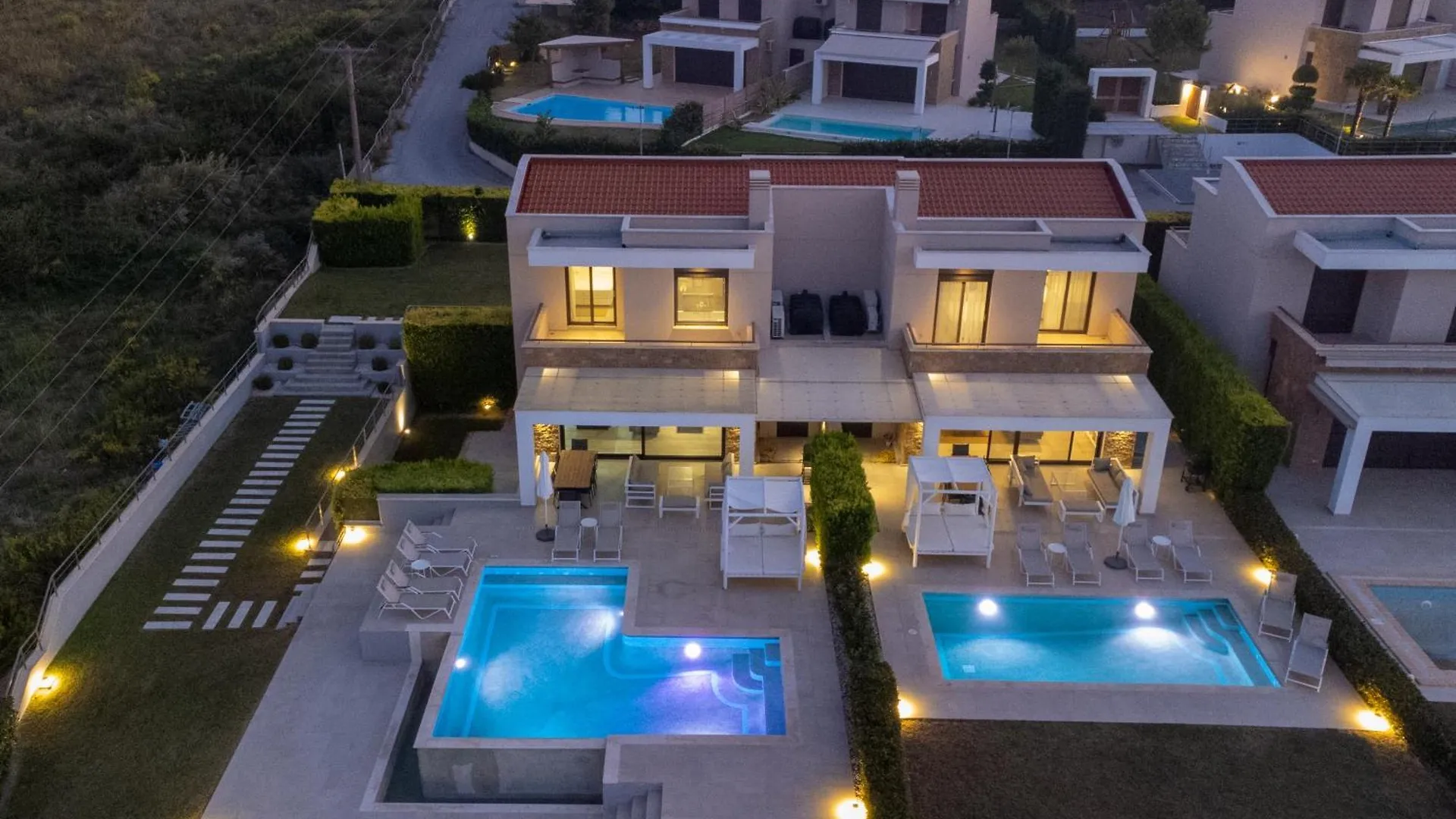 Bellevue Villas With Private Pool Χανιώτη 0*,