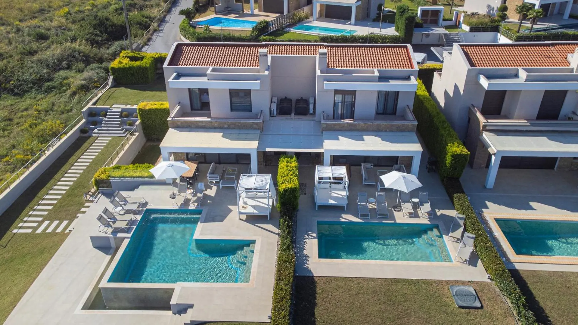Bellevue Villas With Private Pool Chaniotis Grécia